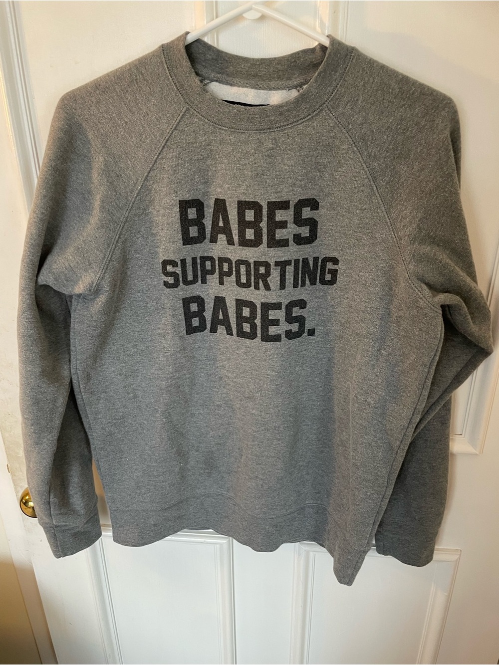Nice Brunette The Label “Babes Supporting Babes” Crewneck (S/M)